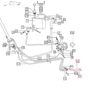 HOSE ASSY POWER STEERING RH