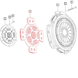 DRIVEN CLUTCH DISC