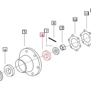 BEARING OUTER FRONT WHEEL