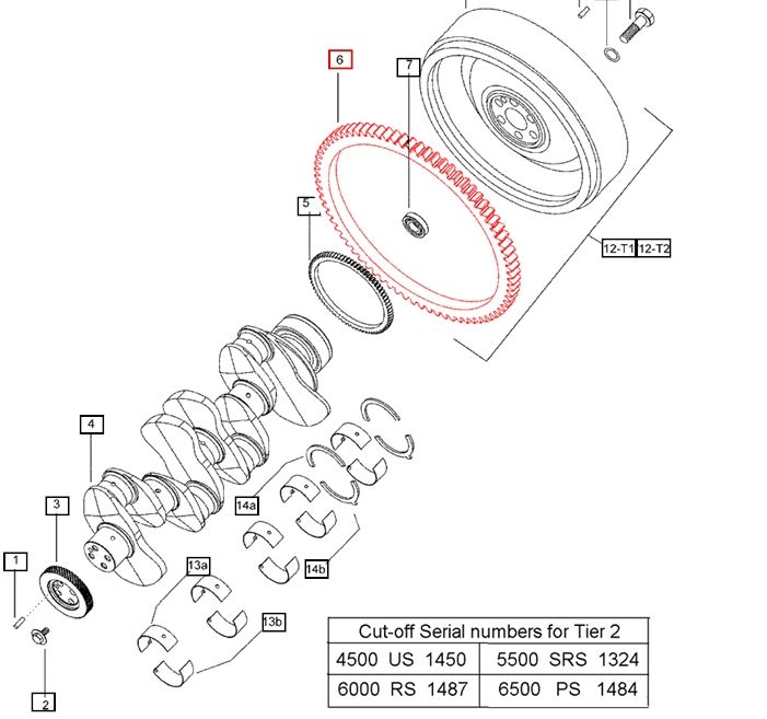 RING GEAR FLYWHEEL Statista Tractor Parts