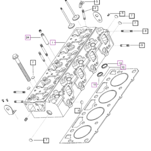 NUT FLANGED M8X125 GRADE 8