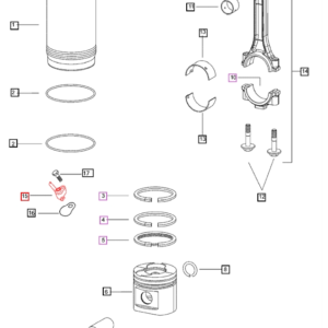 ASSY. PISTON COOLING ALT