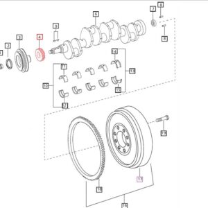 PINION CRANKSHAFT