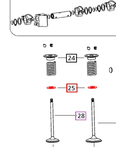 WASHER VALVE SPRING RETAINER