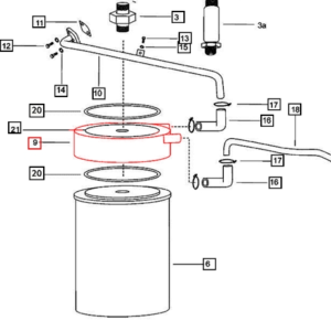 OIL COOLER - 3 PLATES
