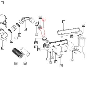 HOSE INTAKE MANIFOLD TO AIR DUCT