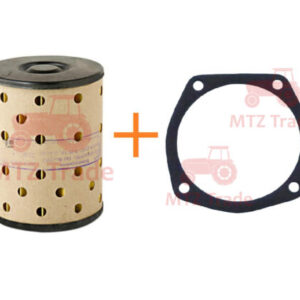 Fuel filter with gasket
