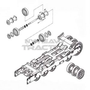 10" DuroForce Bogie Wheel Kit for ASV RCV RC85 RC100