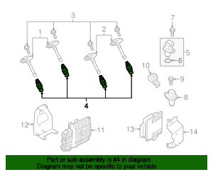 Spark Plug - Nissan (22401-1LA1C)